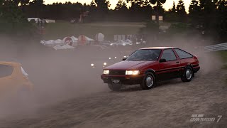 그란투리스모 7 - 토요타 Corolla Levin 1600GT APEX (AE86) '83 소개글 + 주행 영상 screenshot 3
