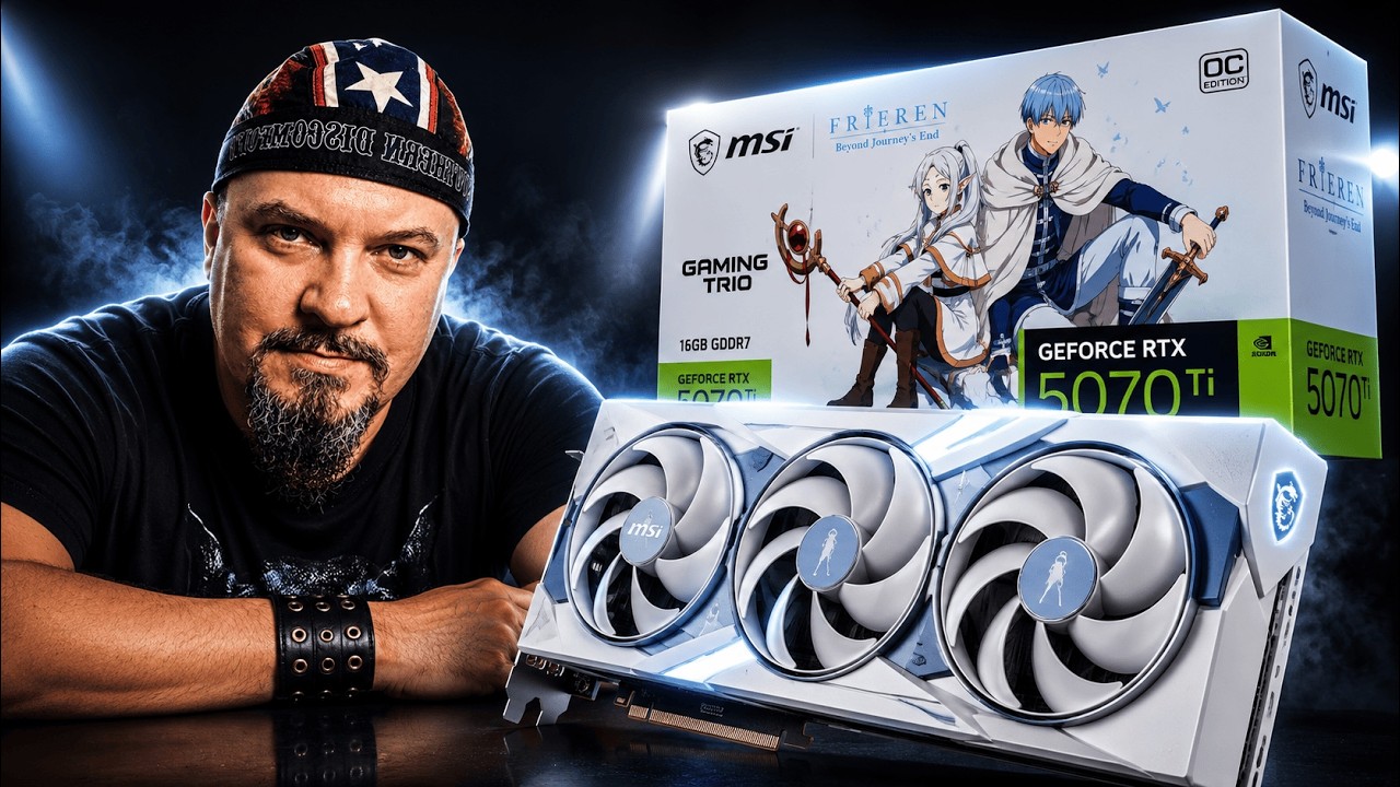 Card màn hình MSI GeForce RTX 5070 Ti 16G FRIEREN EDITION OC GDDR7