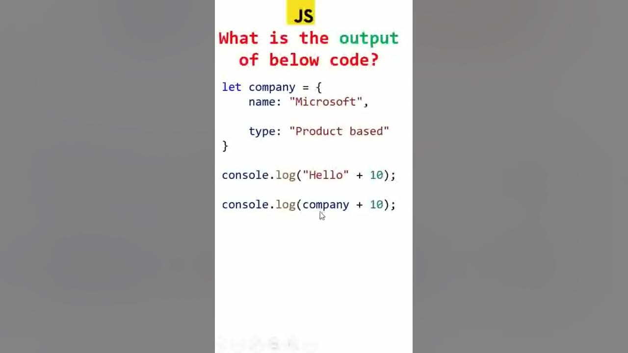 String concatenation in javascript | Javascript interview questions # ...