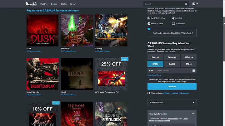 Best Boomer Shooters Humble Bundle