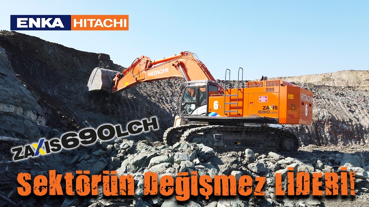 Hitachi ZX690LCH-5A Ekskavatör Kawasaki 95Z7 Lastikli Yükleyici