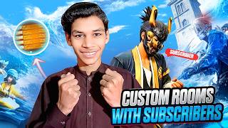 💀 MILLAT FF LIVE 🔴 Free Fire FULL RUSH Gameplay | Subscribers ke Sath Custom Rooms Team Codes OPEN!