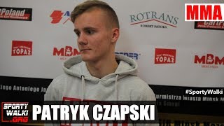 Patryk Czapski Bez Stresu Podchodzi Do Grappler Night 7