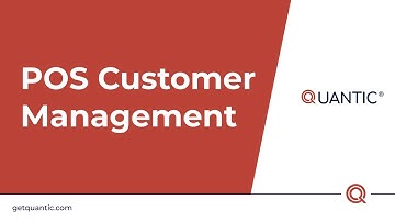 Quantic POS - Customer Management