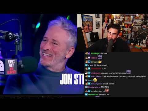 Thumbnail for Jon Stewart GOES OFF In Podcast | Hasanabi reacts