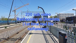 200 sub video | Railfanning at Ülemiste (first time real life railfanning)