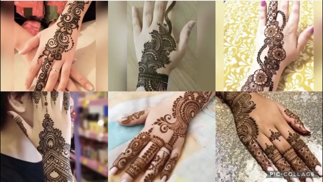 Simple henna mehndi design for beginner/raveena's mehndi/latest ...
