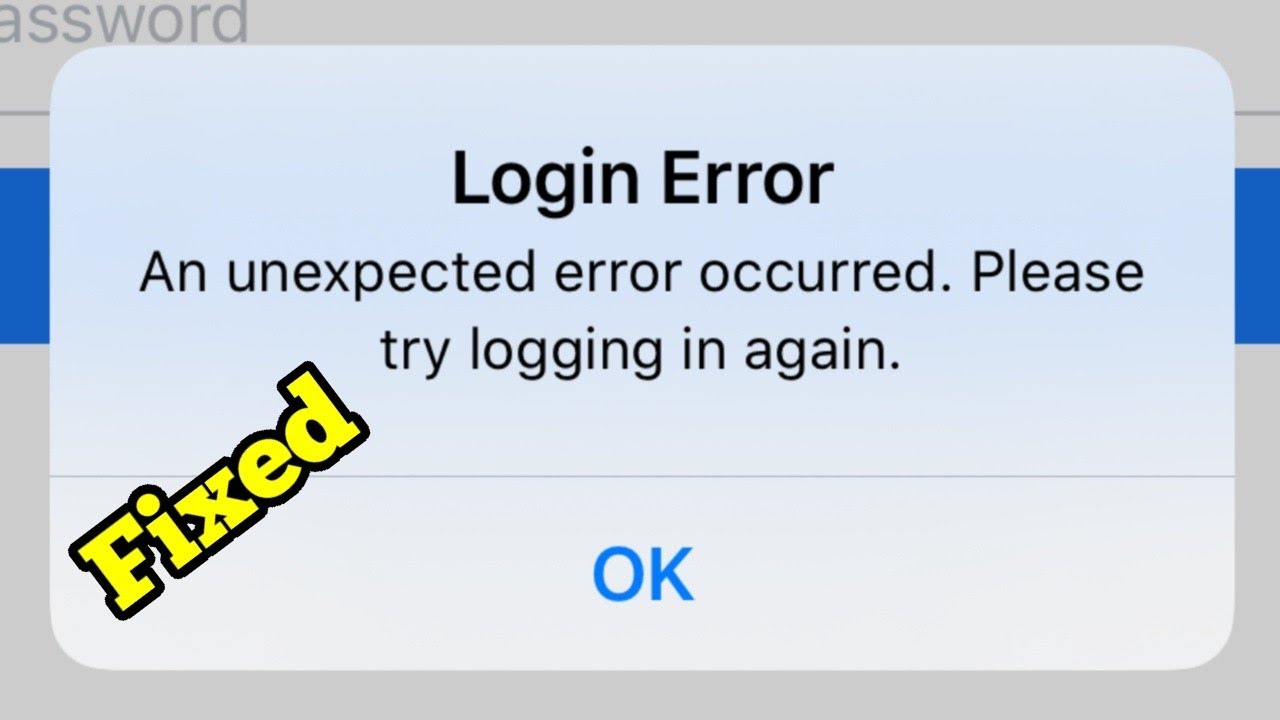 Login error on Facebook app - Apple Community