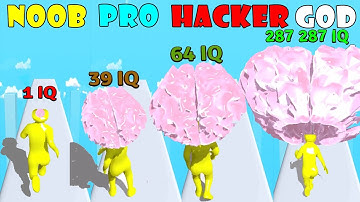 NOOB vs PRO vs HACKER vs GOD - Big Brain Rush