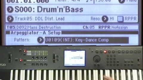 Korg M50 Video Tutorial Lesson #29 - Recording Arpeggios