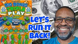 Big Bonus Triple Pl;ay | Pa lottery Scratch Off Tickets | Whole Pack #scratchers #lottery