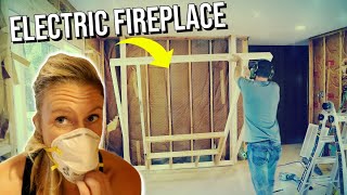 Pt 6: Framing the Electric Fireplace! | Lakeside Bungalow AirBnb by Kelly Concepts 755 views 7 months ago 16 minutes