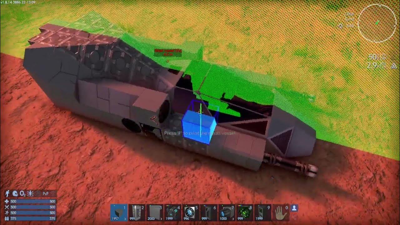 Empyrion Building Tutorial 3 Building Your 1st Small Vessel YouTube