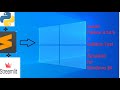 How to Install Latest Python + Sublime Text + Streamlit Version on Windows