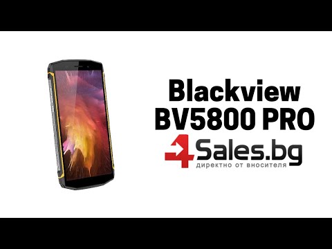 Непромокаемият смартфон Blackview BV5800 PRO