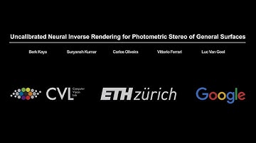 CVPR 21 "Uncalibrated Neural Inverse Rendering for Photometric Stereo of General Surfaces"