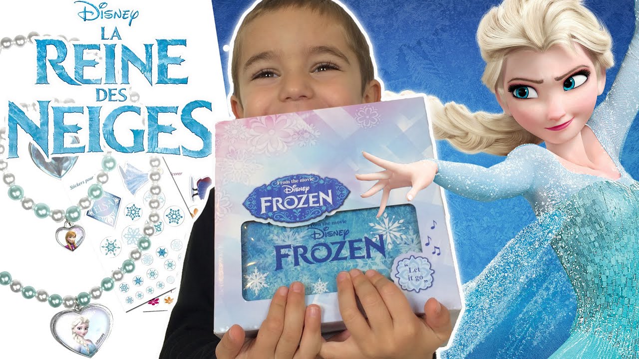 Autres accessoires de décoration La Reine Des Neiges Coffret à bijoux  musical Frozen rose et bleu