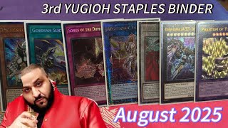 ANOTHER ONE!!!! YUGIOH STAPLES BINDER AUGUST 2025