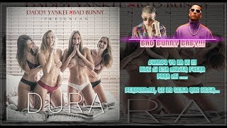 Dura - Daddy Yankee Ft. Bad Bunny [Version Solos] LETRA | HD |