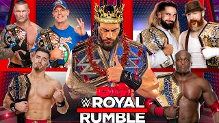 US Champions Royal Rumble Match WWE 2K22