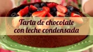 Tarta de chocolate con leche condensada - MenuInventamos Tarta de chocolate con leche condensada - MenuInventamos
