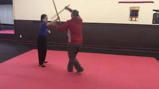 Single stick 6 count drill