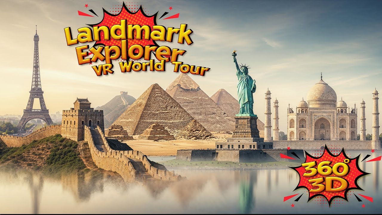 Landmark Explorer:VR World Tour 360 4K 3D VR