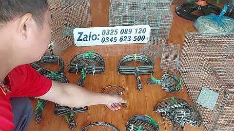 lồng bẫy chuột bẫy chồn và kẹp bán nguyệt đại có răng có bàn