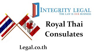 The Royal Thai Consulate General in Montreal, Quebec, Canada