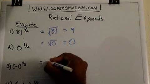 Simplifying fractional  exponents
