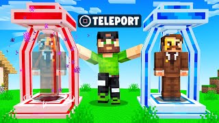 Building a TELEPORTER in Minecraft Create