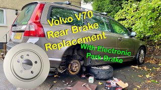 Volvo EPB Reset, V70 Rear Discs & Pad Replacement (P3 Electronic Handbrake 2008)