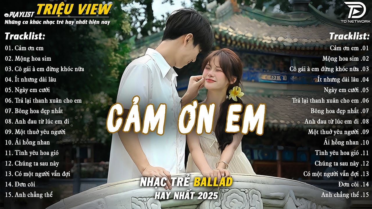 Nhạc Trẻ Ballad Hot Nhất 2025 |Top 15 Ca Khúc Về Nỗi Đau Tình Yêu Hot Trend |Cảm Ơn Em, Mộng Hoa Sim