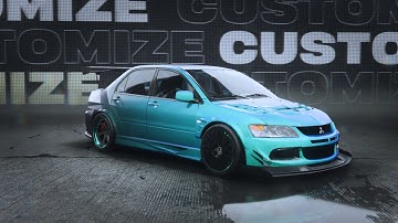 NFS Unbound—Mitsubishi Lancer Evolution IX Customization | Max Build S+