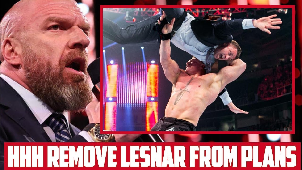 WTF🤯 TRIPLE H TAKES EXTREME ACTION, FIRES BROCK LESNAR AFTER VICIOUS MICHAEL COLE ATTACK.