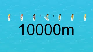 【Edge Surf】Play Edge Surf when you have a network error! (10000m class)