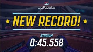 Splitgate: Arena Warfare SPEEDRUN 44:558 (Saw Stadium Race)