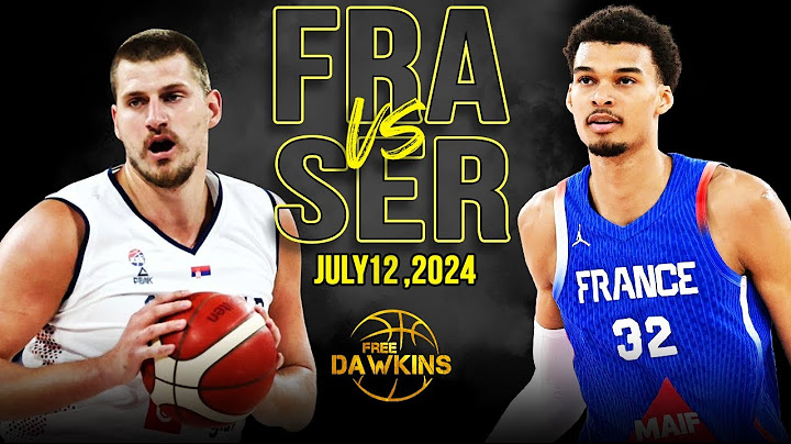 Wemby vs Jokic 😲 | France vs Serbia Full Game Highlights | Olympics Warm-Up | July 12, 2024