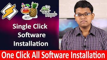 Install Multiple Software at One Click