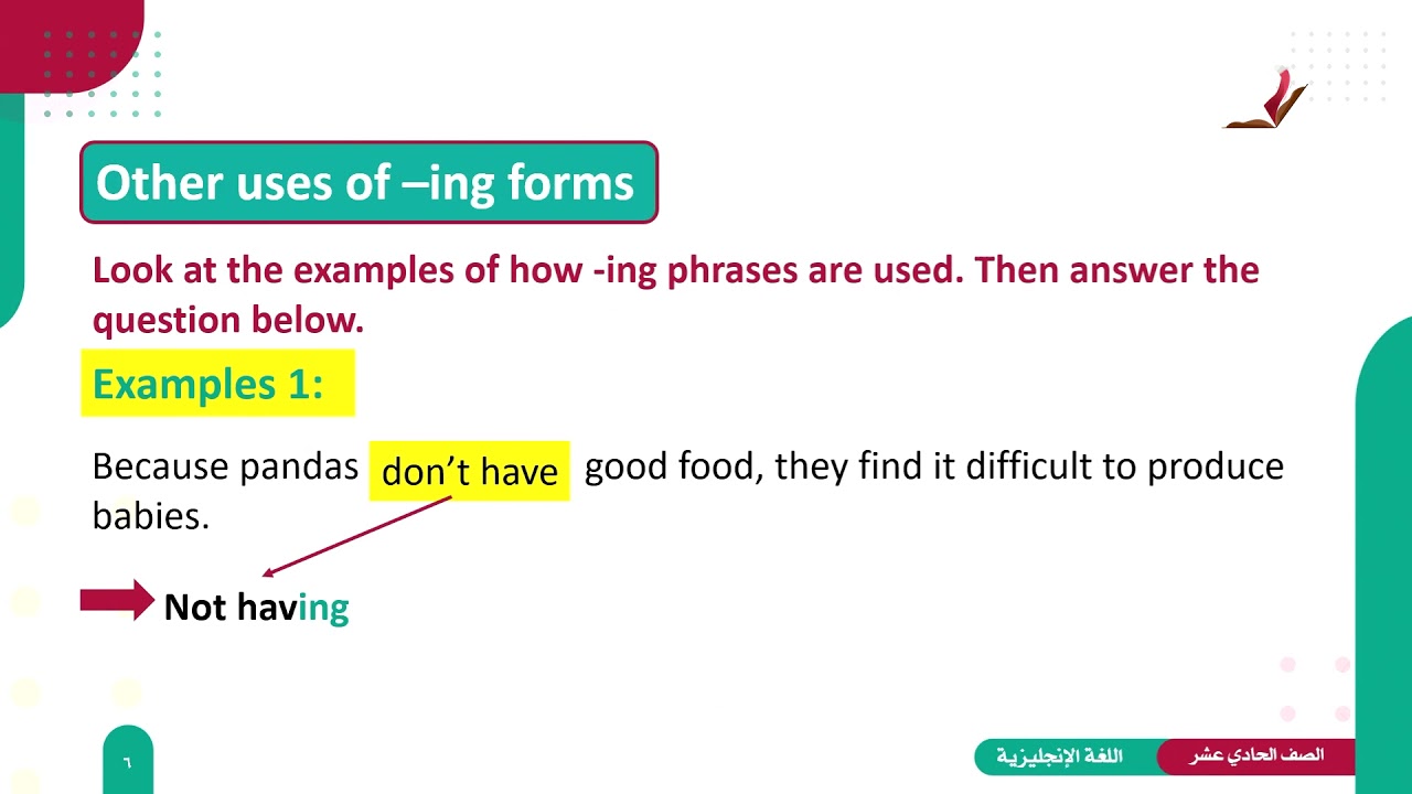اللغة الإنجليزية 11 - الفصل 2 | Unit 8 - Period 4 - Language and vocabulary study