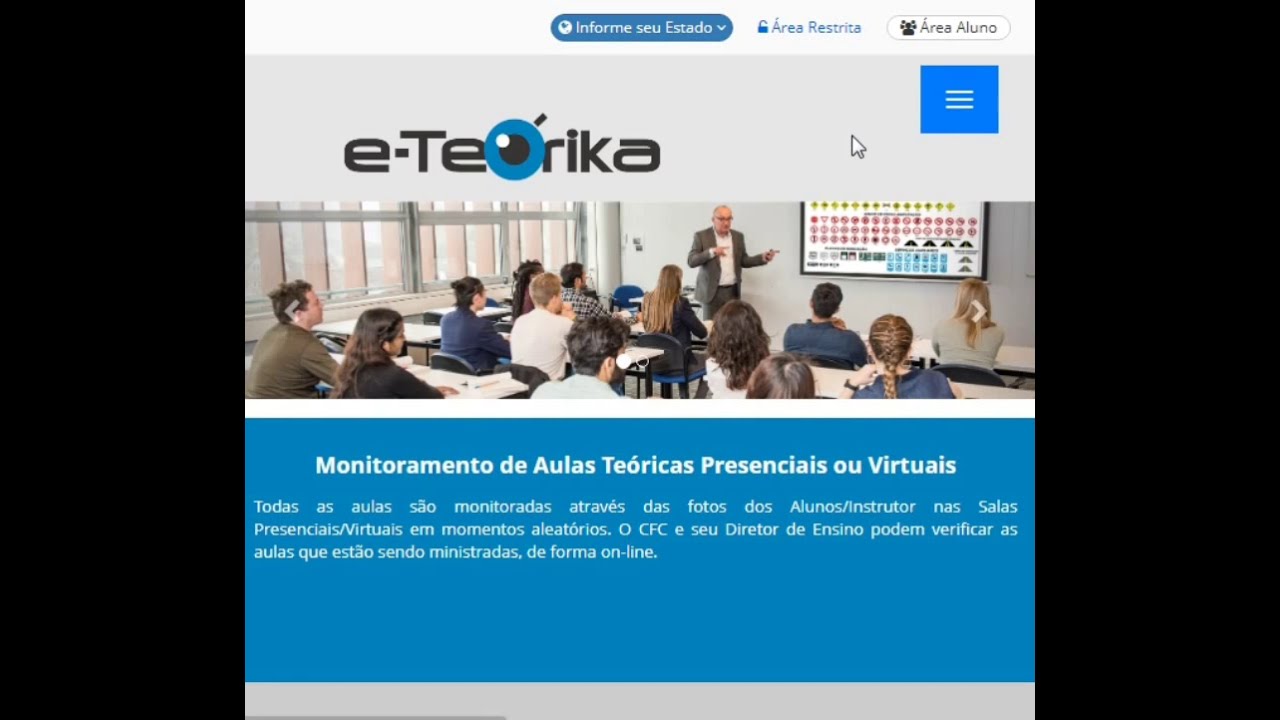 Cursinho on-line autoescola - Aulas e-Teorika - eteorika - YouTube