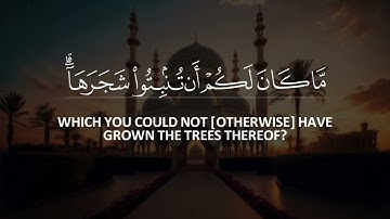 قل الحمد لله وسلام على عباده الذين اصطفى | أحمد حمادي شاشة سوداء قران يدون حقوق سورة النمل