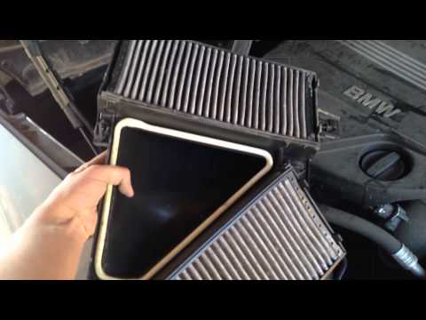 Замена воздушного фильтра салона BMW X5 E70 рестайлинг
