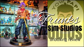 Sjm Studios Trunks Tattoo Dragon Ball Resin Statue Anime Toy Unboxing Review
