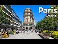 Paris france  1st arrondissement of paris  walking tour 4k