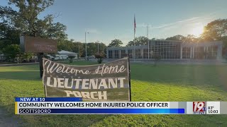 Scottsboro Welcomes Home Injured Police Officer, Lieutenant Derek Porch | Aug. 14, 2025 | News 19 at