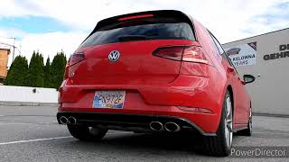 MK7.5 Golf R CTS Catless Downpipe Launch Control - Before and After