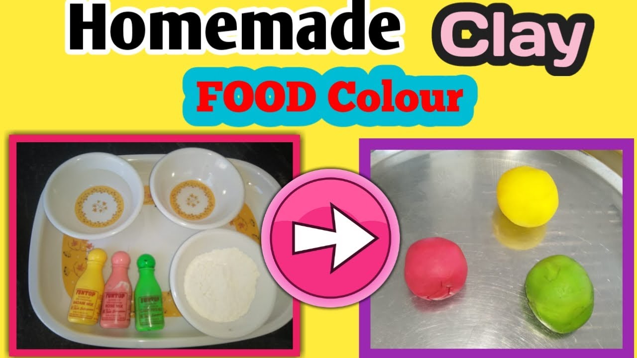 How to make clay at home l Homemade clay l Craft clay l DIY playdough lAir dry clay lToddlers
