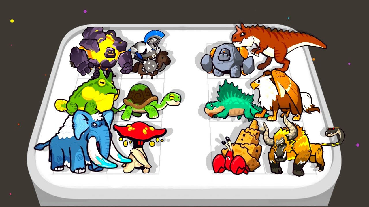 ARCHERY WARRIOR KINGDOM HERO - Merge Dinosaur Vs Plants Battle Gameplay, Merge Monster Game