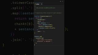 JavaScript | Capitalize first letter of each sentence
